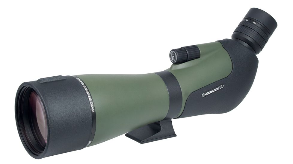 Hawke Sport Optics Endurance ED 20-60x85 Angled Spotting Scope, Green HT3805