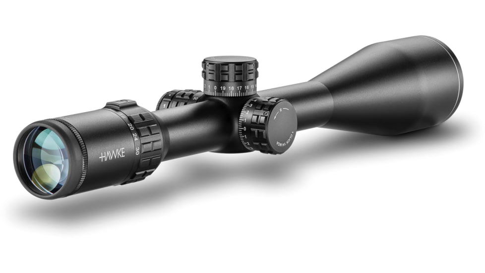 Hawke Sport Optics Frontier 30 Rifle Scope, 5-30x56mm SF, 30mm Tube, SFP, LR Dot IR Reticle, Black, 18440