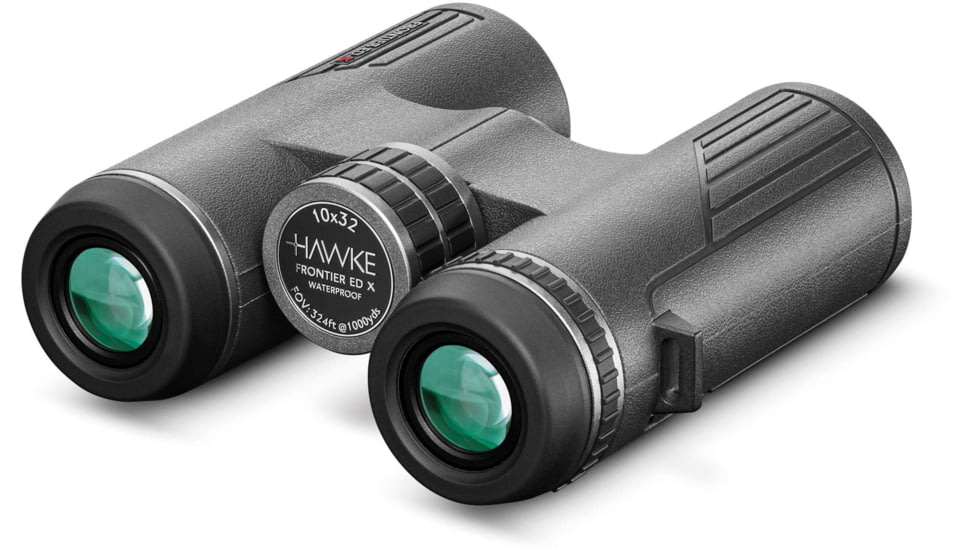 Hawke Sport Optics Frontier ED X 10x32mm Roof Prism Binocular, Grey, 38408