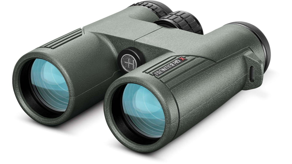 Hawke Sport Optics Frontier HD X 10x42mm Roof Prism Binocular, Rubber, Green, 38012