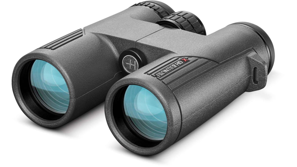Hawke Sport Optics Frontier HD X 10x42mm Roof Prism Binocular, Rubber, Grey, 38013