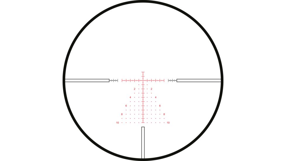 18120 Mil Pro 10x Red Reticle Hawke