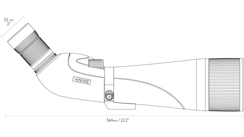Hawke Sport Optics Vantage HD 20-60x80mm Spotting Scope