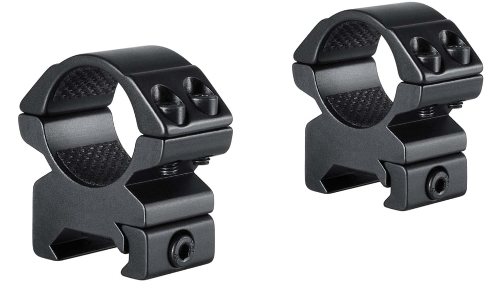 Hawke Sport Optics Match Series Weaver Scope Rings - 2 Pieces, 1in, Medium, Black, 22113