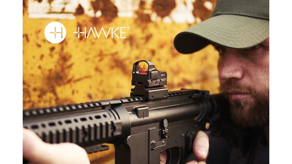 Hawke Sport Optics Micro Reflex Red Dot Sight, 3 MOA, Black, 12135