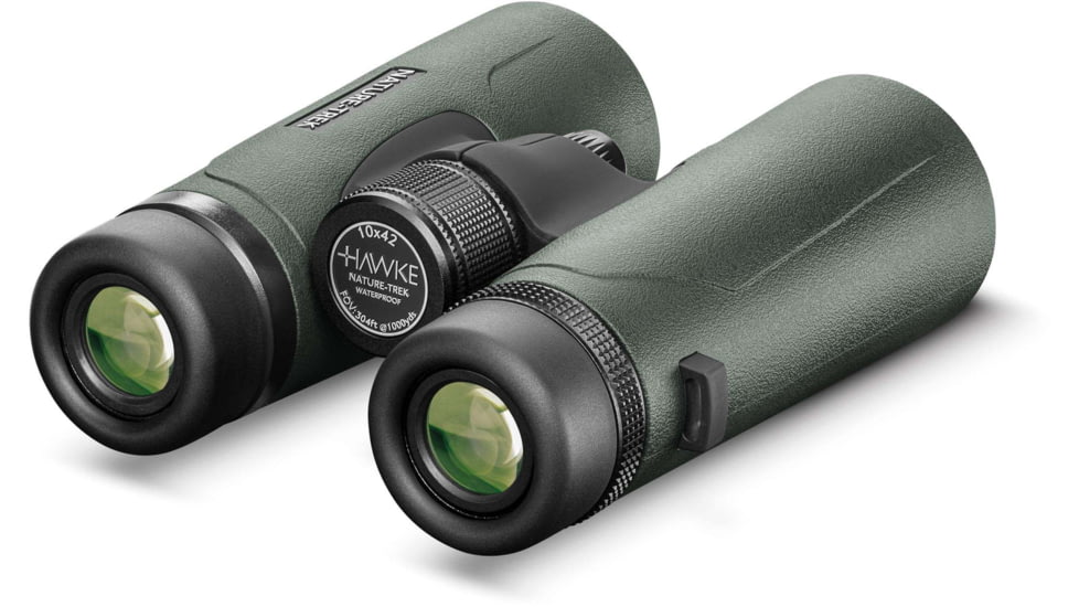 Hawke Sport Optics Nature Trek 10x42mm Roof Prism Binoculars, Green, 35103