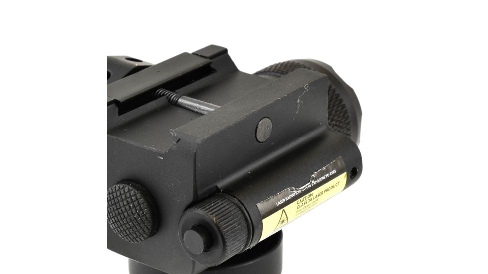 Hawke Sport Optics Red Laser/LED Flashlight Foregrip, CR123A, Red/White, Black, 43111