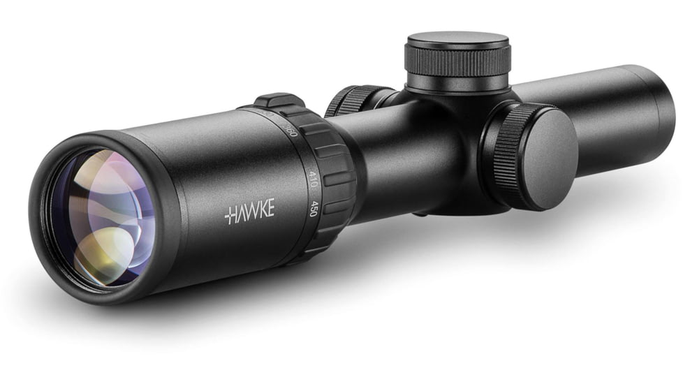 Hawke Sport Optics Rifle Scope, 1-5x24mm, 30mm Tube, Second Focal Plane, XB30 Pro SR IR Reticle, Black, 12230