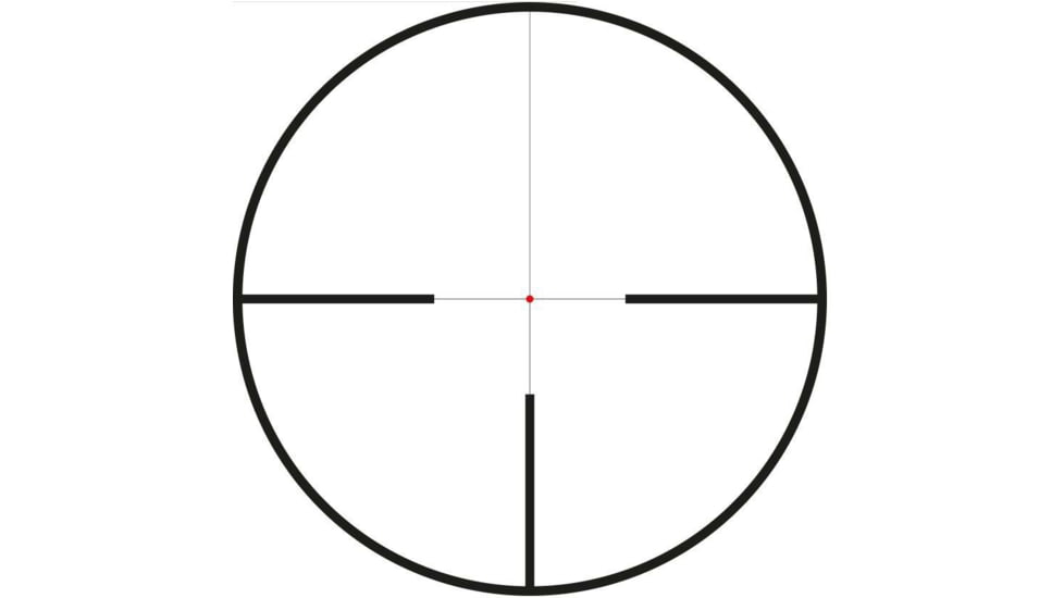 Hawke Sport Optics Vantage 2.5-10x50mm, 30mm Tube, Fiber Dot 1/4 MOA Reticle, Black, 14530