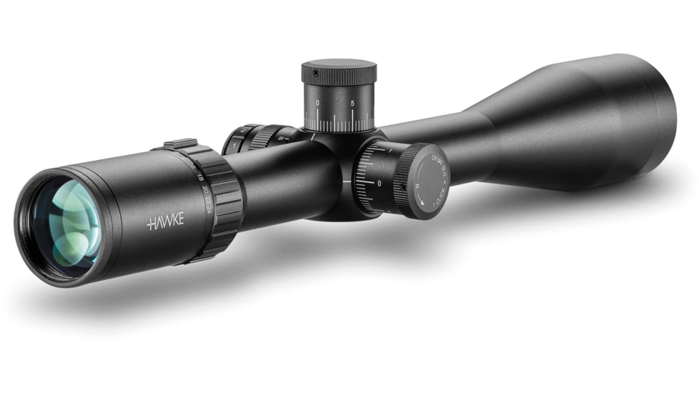 Hawke Sport Optics Vantage 30 Rifle Scope, 6-24x50mm SF, 30mm, SFP, Half Mil Dot IR Reticle, Black, 14297