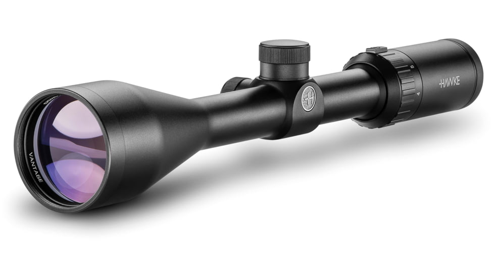 Hawke Sport Optics Vantage 4-12x40mm Rifle Scope, 1 in. Tube, 30/30 Duplex Reticle, Black, 14139