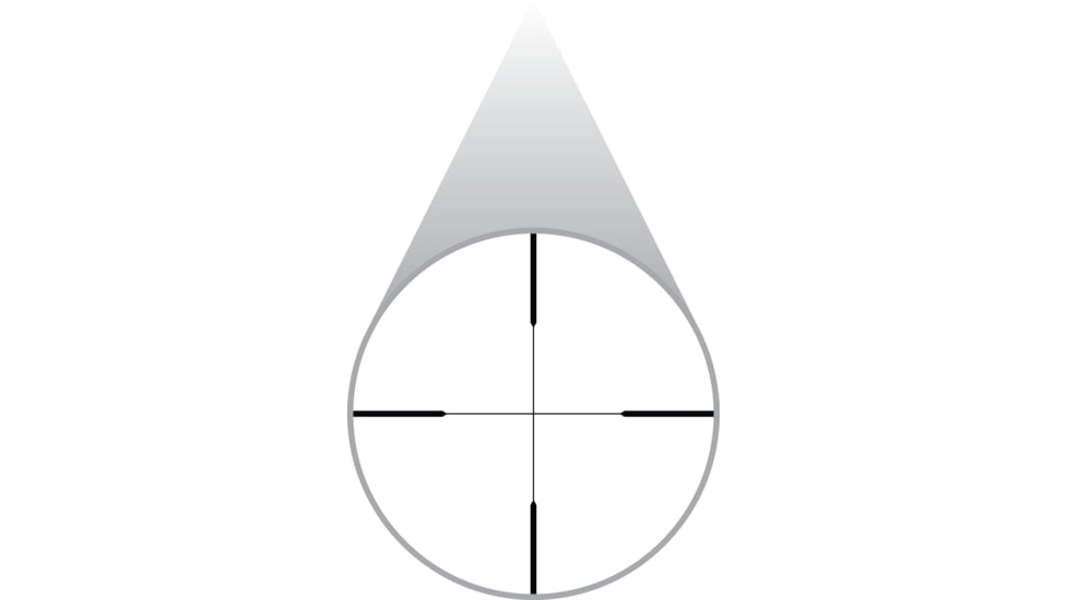 Hawke Sport Optics Vantage 4-12x40mm Rifle Scope, 1 in. Tube, 30/30 Duplex Reticle, Black, 14139