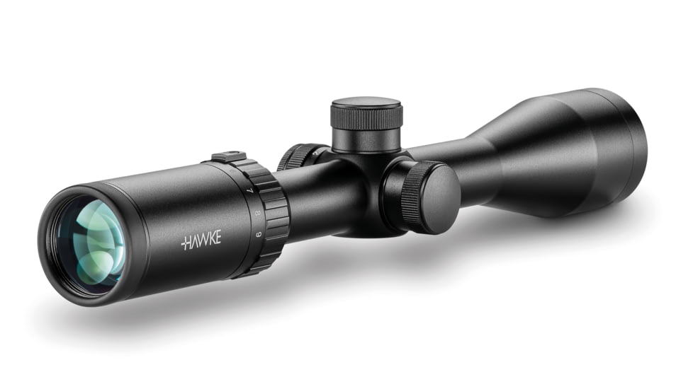 Hawke Sport Optics Vantage IR Rifle Scope, 3-9x40mm, 1 inch Tube, Second Focal Plane, L4A Dot Reticle, Black, 14218
