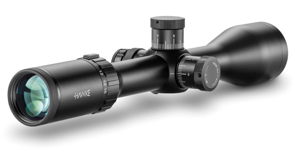 Hawke Sport Optics Vantage Rifle Scope, 4-16x50mm SF, 30mm, FFP, Half Mil Dot IR Reticle, Black, 14300