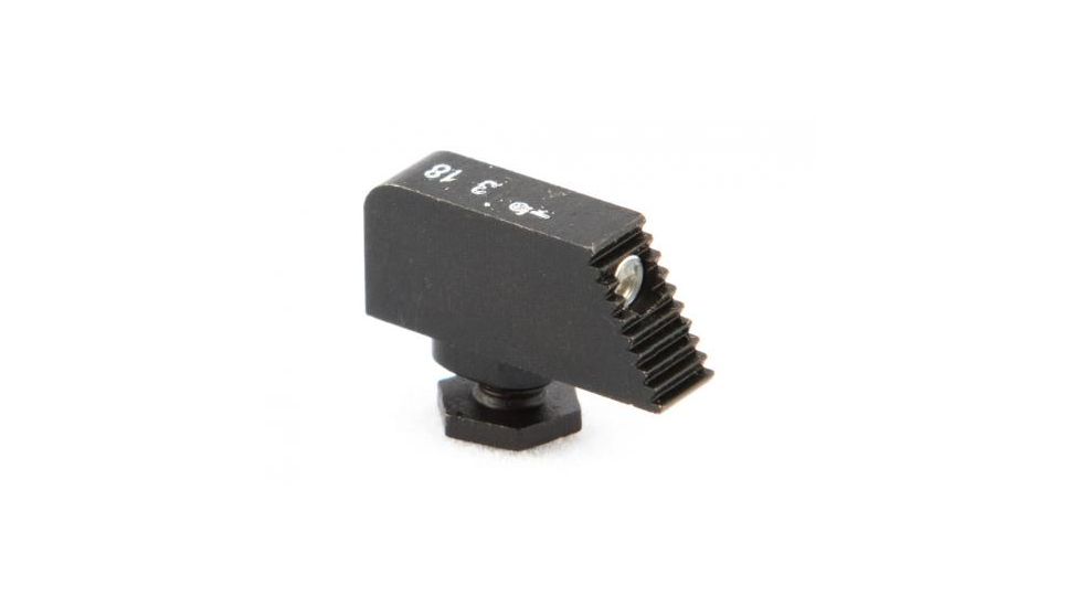 Heinie Glock Front Sight w/ Tritium, .215 tall, Black, 318/322/3185-X000d-F