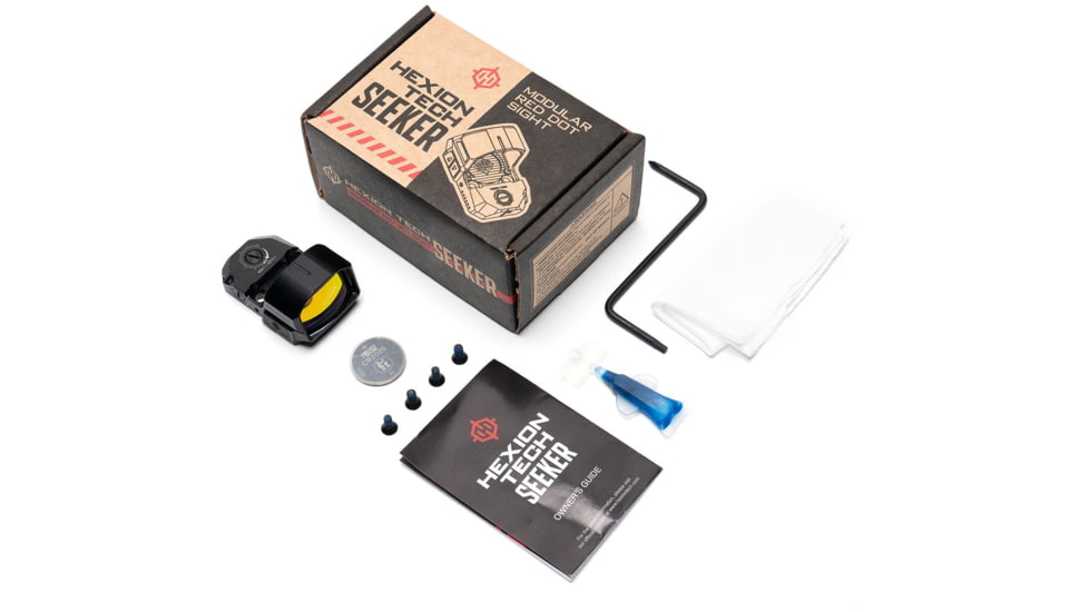 Hexion Tech Seeker 1x Red Dot Sight, 3 MOA, Black, SO-SEEKER
