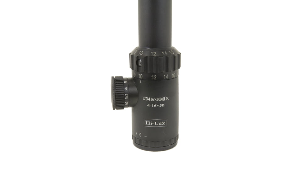 Hi-Lux 4-16x50mm Uni-Dial Series,30mm Tube Rifle Scope,MLR Green Illuminated Reticle, UD416X50MLR