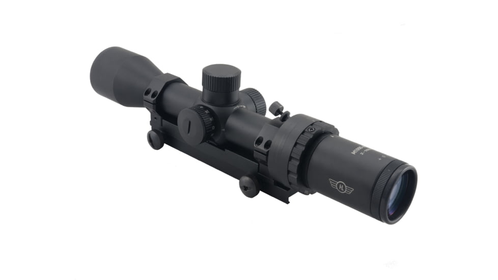 Hi-Lux ART M1000-PRO 2-10X42 Rifle Scope w/Green Illuminated HR1 MOA Reticle, Black, M1000-PRO