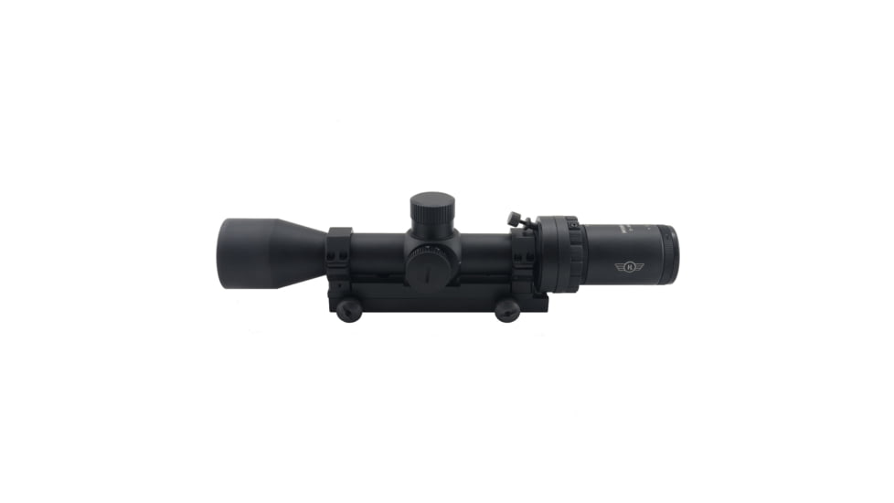 Hi-Lux ART M1000-PRO 2-10X42 Rifle Scope w/Green Illuminated HR1 MOA Reticle, Black, M1000-PRO