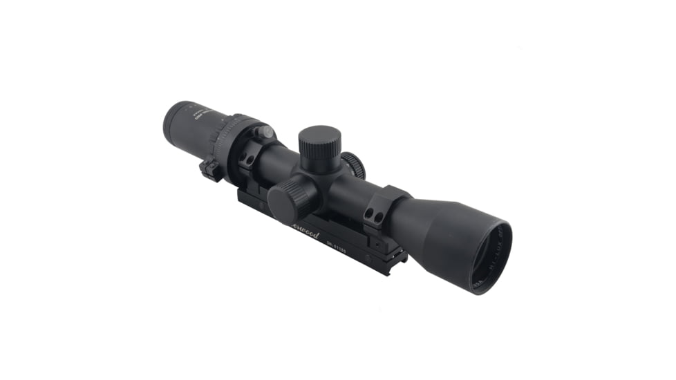 Hi-Lux ART M1000-PRO 2-10X42 Rifle Scope w/Green Illuminated HR1 MOA Reticle, Black, M1000-PRO