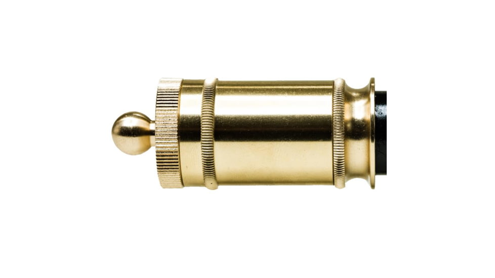 Hi-Lux Malcolm 6x Short Telescopic Rifle Scope, 18in, 3/4 Tube, Fine Cross Reticle with Micrometer Mount and Bases, Matte, Two-Tone Black/Brass, M634181B