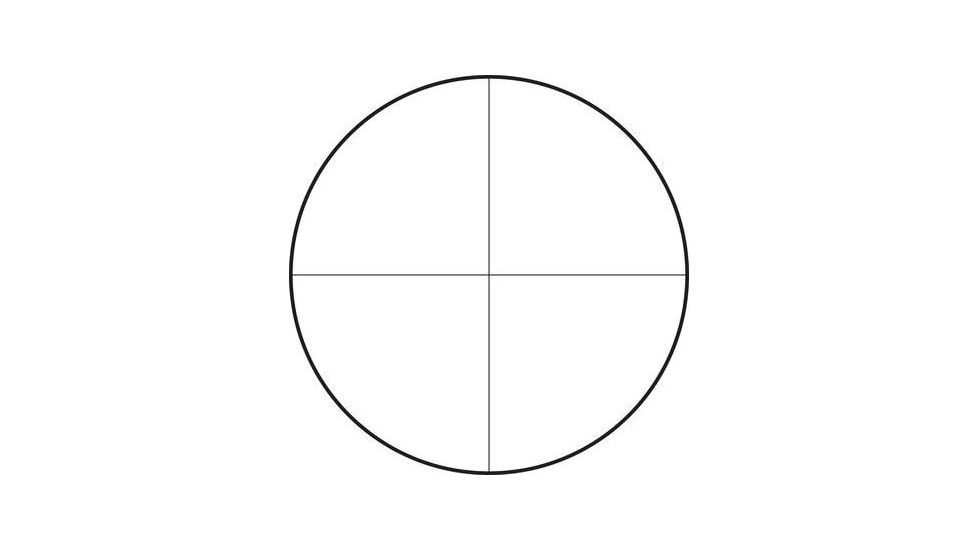 Hi-Lux Malcolm M73G4 Small Steel Tube Rifle Scope, MATTE BLACK, 2.5 X 3/4 in. M73G4