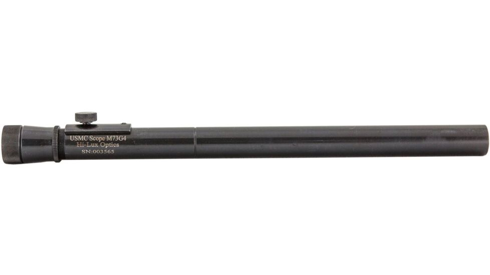 Hi-Lux Malcolm M73G4 Small Steel Tube Rifle Scope, MATTE BLACK, 2.5 X 3/4 in. M73G4