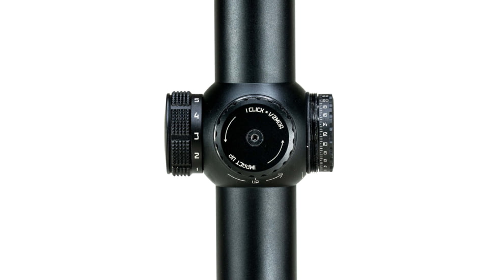 Hi-Lux Optics Close to Medium Range 1-8x24mm Rifle Scope, 30mm Tube, Second Focal Plane, True Daylight Bright Reticle, Matte Black, CMR18X24-R