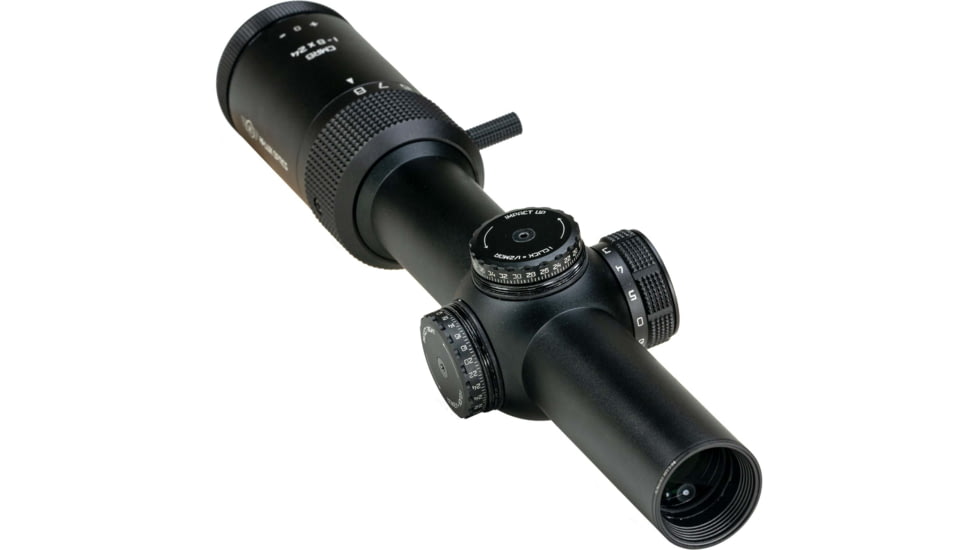 Hi-Lux Optics Close to Medium Range 1-8x24mm Rifle Scope, 30mm Tube, Second Focal Plane, True Daylight Bright Reticle, Matte Black, CMR18X24-R