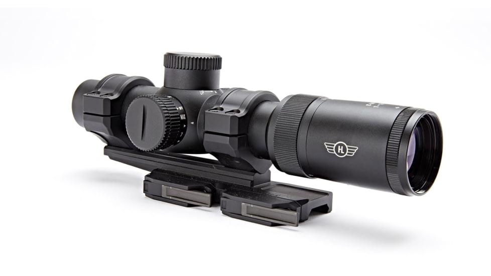 Hi-Lux Optics CMR8 1-8X26 Rifle Scope w/Green Reticle, Matte Black, CMR8F