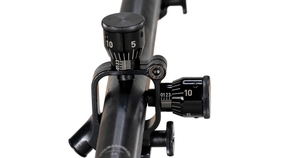 Hi-Lux Optics Malcolm 6x17mm Short Rifle Telescope, 3/4 Tube, Adjustable Parallax, BPCR Mounts, Crescent Cuts, Fine Cross Reticle, Matte Black, M634183P