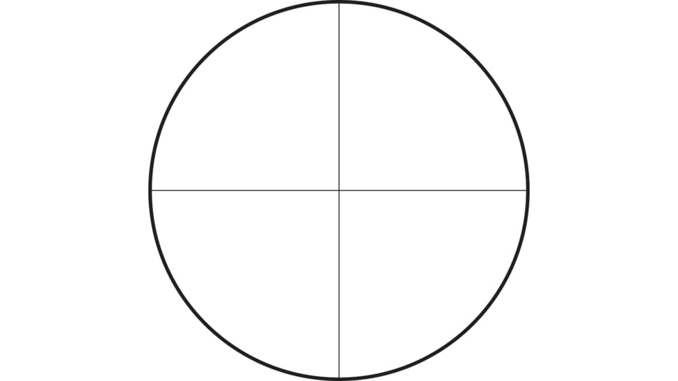 Hi-Lux Optics Malcolm 6X Short Rifle Telescope Adjustable Parallax, BPCR Mounts, Crescent Cuts, Matte Black, M634183P