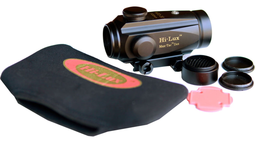 Hi-Lux Optics MTD-30 Electronic Red-Dot Sight, Matte Black, Small, LW-RD-MTD-30