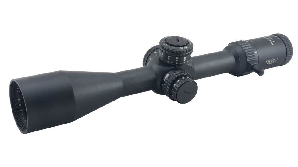 Hi-Lux PentaLux TAC-VF 4-20x50 FFP Rifle Scope, Matte Black w/ Green Illuminated Reticle, Matte Black, Small, TAC-VF420X50