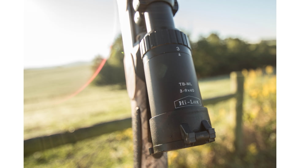 Hi-Lux Toby Bridges 3-9X40 Muzzleloader Rifle Scope, Matte Black, TB-ML39X40