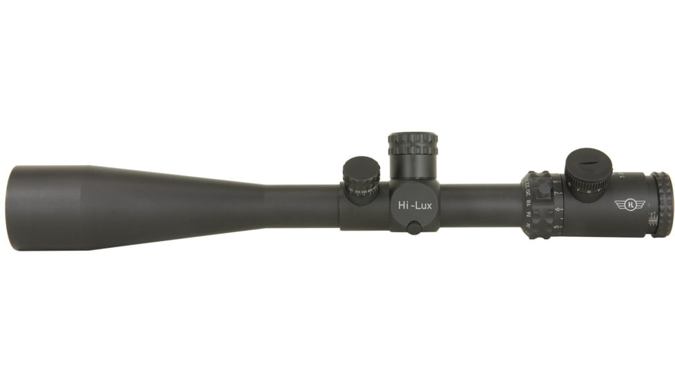 Hi-Lux Top-Angle 7-30x 50mm w/ Green Illuminated MOA Ranging Reticle and Framing Scale, Black, Small, TP730X50MOA