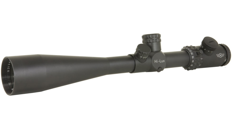 Hi-Lux Top-Angle 7-30x 50mm w/ Green Illuminated MOA Ranging Reticle and Framing Scale, Black, Small, TP730X50MOA