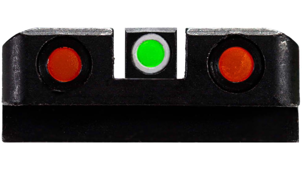 HiViz LiteWave H3 Tritium/Litepipe Pistol Night Sight Set - Fits All Glock Gen 1-5 in 9mm, .40 S&amp;W, .357 SIG, Except Glock 42/43