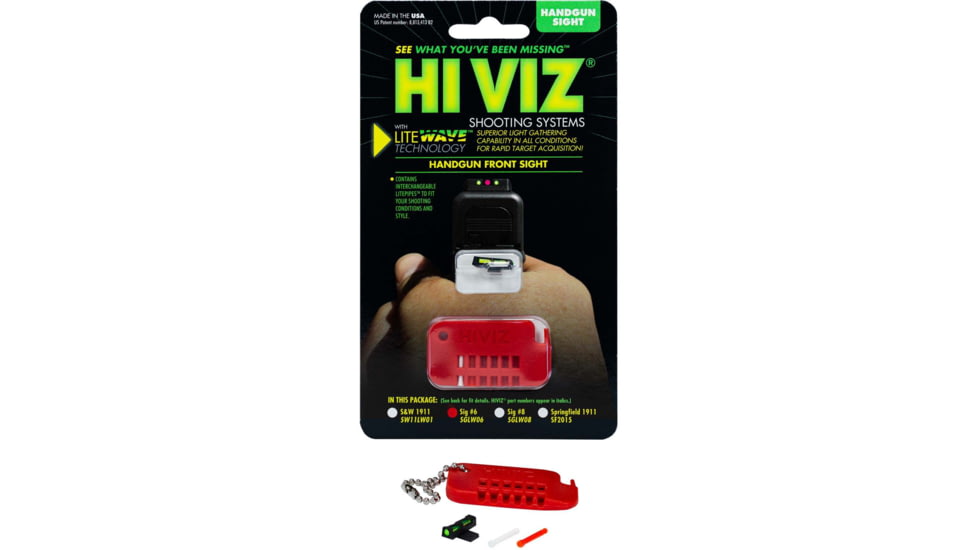 Hiviz Litewave Front Sight For Sig P Series, Machined Slide #6