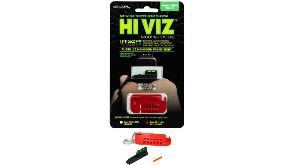 Hiviz Ruger 22/45 Lite 6 Interchangeable Lite Pipes