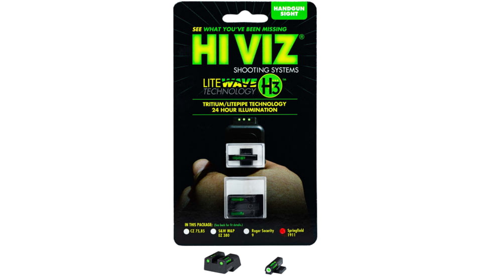 HiViz Springfiled Litewave H3 Tritium/LitePipe Day/Night Sight