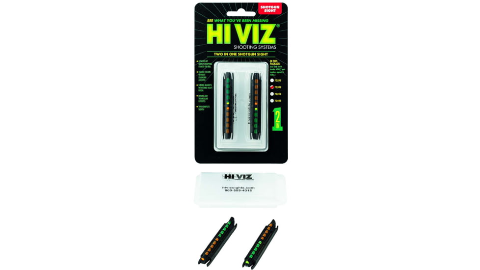 HiViz Two-In-One Magnetic Base, Rib Shotgun Sight