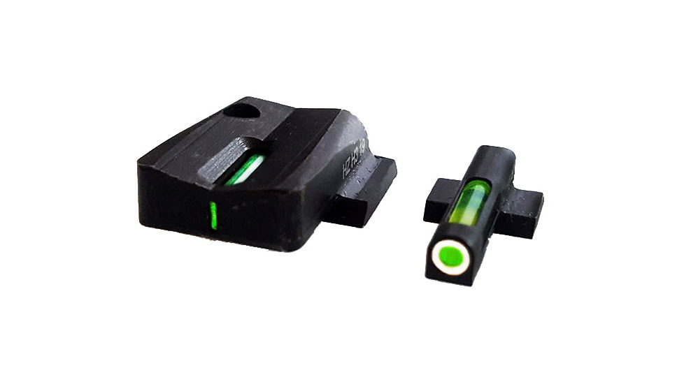 HiViz Litewave H3 Tritium/Litepipe Sight Set, S&amp;W M&amp;P Shield, MPSN321