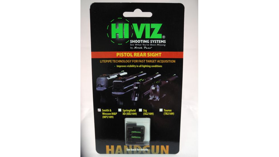 Hiviz MP2109-G, S&amp;W M&amp;P Rear Sight Green MP2109-G