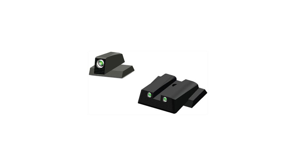 Hiviz MPN121 Tritium Nitesight Set S&amp;W M&amp;P Full/Cmpct Not M&amp;P22 Green W/White