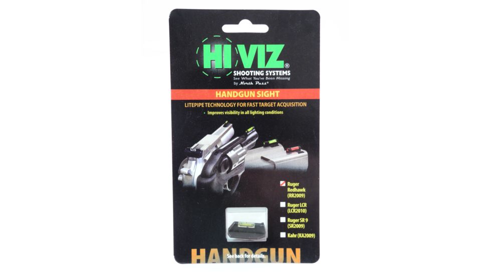 Hiviz RR2009-G, 4in RedHawk Overmold Front Sight-Green RR2009-G