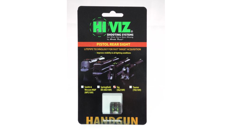 Hiviz SG2109-G, Sig P Series Rear Sight Green SG2109-G