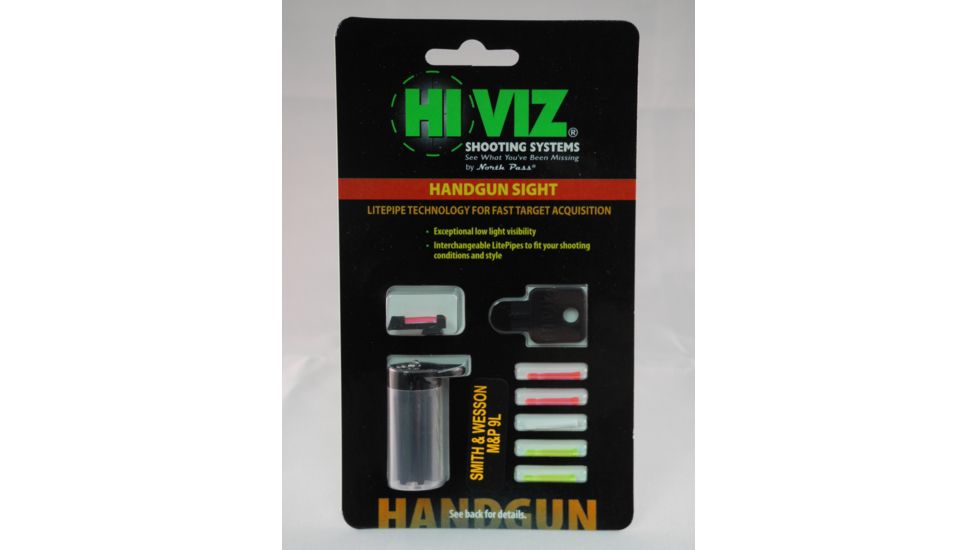 Hiviz SW2010, S&amp;W M&amp;P9L Front Sight, Interchangeable, Red/Green SW2010