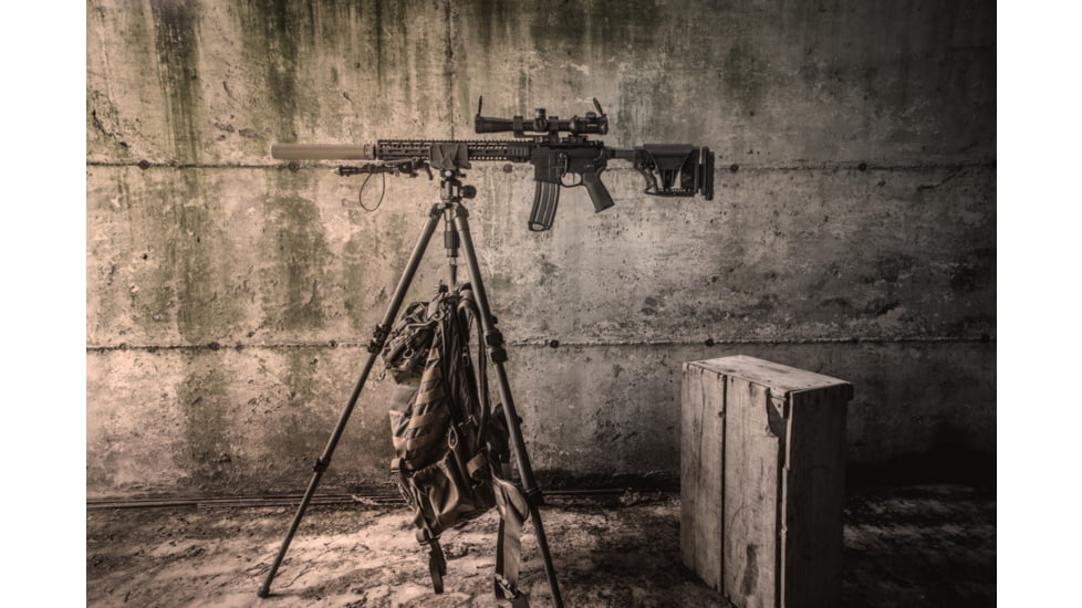 Hog Saddle PIGlite-CF4 Carbon Fiber Shooting Tripod