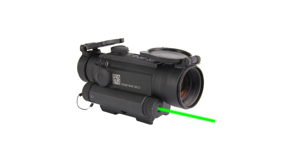 Holosun 1x30 Red Dot &amp; Green Laser, Black, HS401G5
